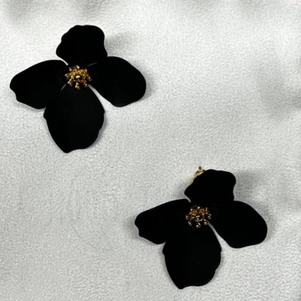 Anthropologie Floral Earrings